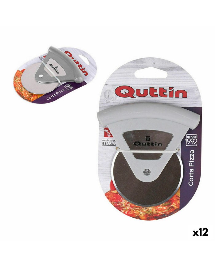 Tagliapizza Quttin Acciaio 10,5 x 11,5 cm (12 Unità)