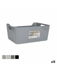 Scatola portaoggetti con coperchio Tontarelli Arianna Bianco 13 L 33 x 29 x 16 cm (4 Unità)