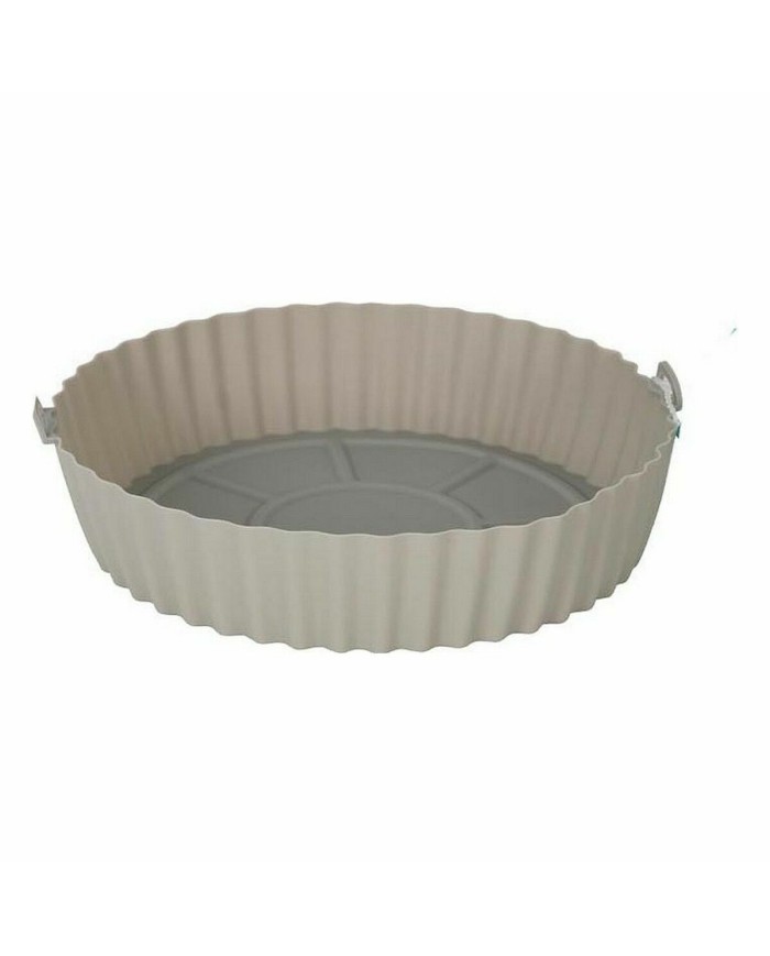 Cestello Pieghevole in Silicone per Friggitrice ad Aria Quttin Rotondo 20 x 20 x 4,5 cm (24 Unità)