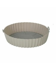 Cestello Pieghevole in Silicone per Friggitrice ad Aria Quttin Rotondo 20 x 20 x 4,5 cm (24 Unità)