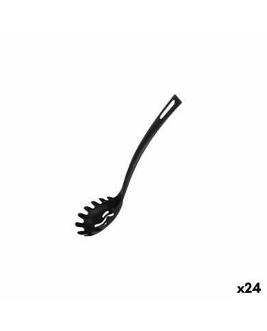 Cucchiaio per Servire la Pasta Quttin Nylon 29 x 5,5 cm Nero (24 Unità) Cucchiaio per Servire la Pasta Quttin Nylon 29 x 5,5 cm Nero (24 Unità)