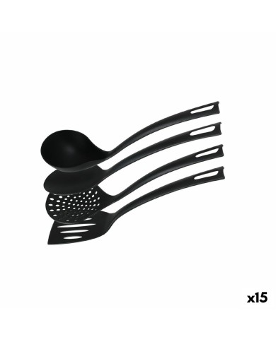 Set di Utensili da Cucina Quttin Nylon 4 Pezzi (15 Unità)