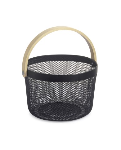 Cestino Multiuso Confortime Legno Metallo 25,5 x 17,5 cm (6 Unità) Cestino Multiuso Confortime Legno Metallo 25,5 x 17,5 cm (6 Unità)