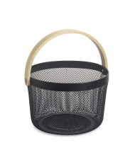 Cestino Multiuso Confortime Legno Metallo 25,5 x 17,5 cm (6 Unità)