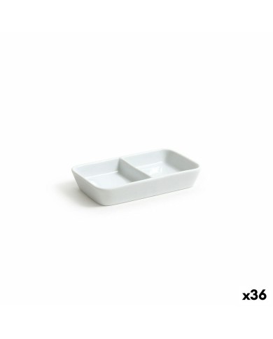 Vassoio per aperitivi Lattice 12 x 7,2 x 2,3 cm (36 Unità) Vassoio per aperitivi Lattice 12 x 7,2 x 2,3 cm (36 Unità)