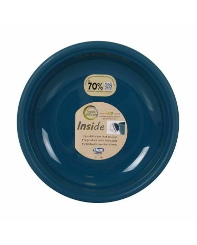 Piatto da pranzo Dem Inside Plastica Ø 25 x 25 x 2 cm (36 Unità)