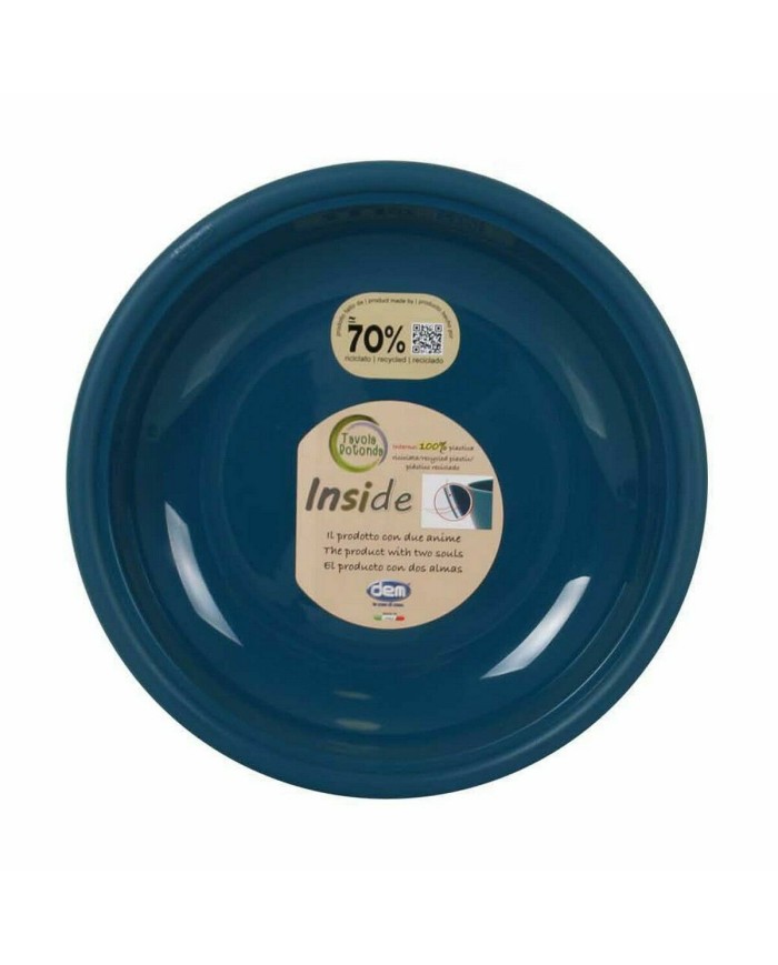 Piatto da pranzo Dem Inside Plastica Ø 25 x 25 x 2 cm (36 Unità)