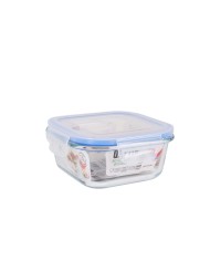 Porta pranzo Ermetico Quttin Quadrato 550 ml (12 Unità)
