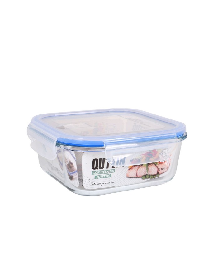 Porta pranzo Ermetico Quttin Quadrato 1,1 L (6 Unità) Porta pranzo Ermetico Quttin Quadrato 1,1 L (6 Unità)