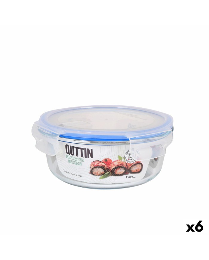 Porta pranzo Ermetico Quttin Rotonda 1,3 L (6 Unità) Porta pranzo Ermetico Quttin Rotonda 1,3 L (6 Unità)