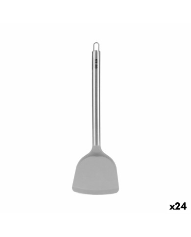 Paletta da Cucina Quttin Silicone Acciaio 35 x 10,9 cm (24 Unità)