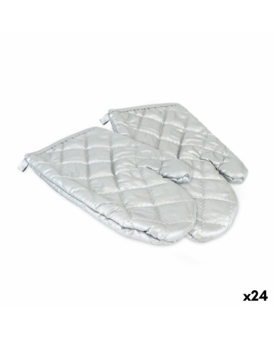 Manopole Quttin Argentato Set 2 Pezzi (24 Unità) Manopole Quttin Argentato Set 2 Pezzi (24 Unità)