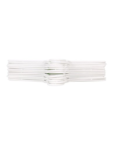 Set di Grucce Dem Bianco Plastica 12 Pezzi 38 x 17,5 cm (8 Unità) Set di Grucce Dem Bianco Plastica 12 Pezzi 38 x 17,5 cm (8 Unità)