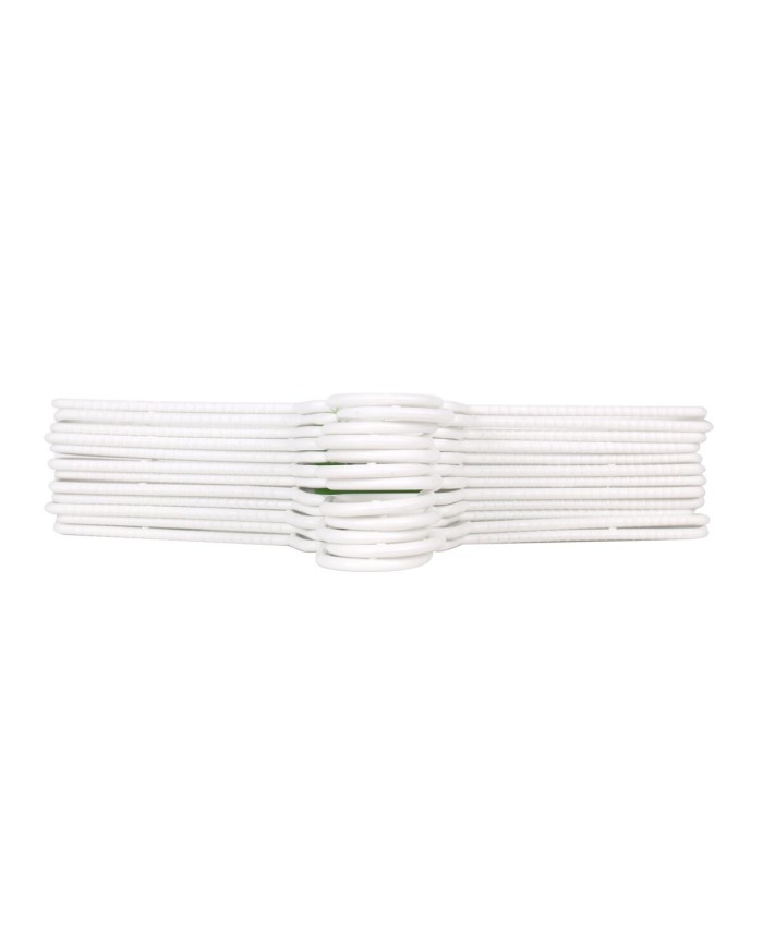 Set di Grucce Dem Bianco Plastica 12 Pezzi 38 x 17,5 cm (8 Unità)