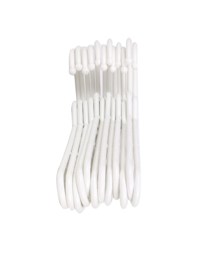 Set di Grucce Dem Bianco Plastica 12 Pezzi 38 x 17,5 cm (8 Unità)