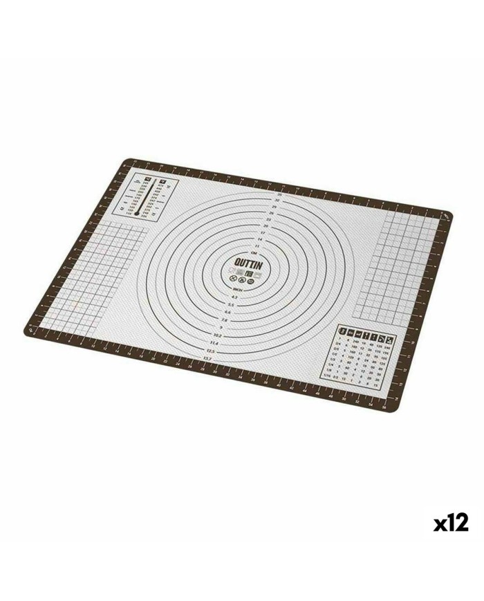 Tappetino da forno Quttin Silicone 40 x 60 cm (12 Unità)