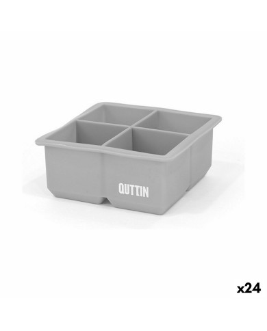 Formina per Cubetti di Ghiaccio Quttin Flessibile Silicone 10,5 x 10,5 x 5 cm (24 Unità) Formina per Cubetti di Ghiaccio Quttin Flessibile Silicone 10,5 x 10,5 x 5 cm (24 Unità)