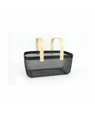 Cestino Multiuso Confortime Legno Metallo 40 x 28 x 18 cm (6 Unità)