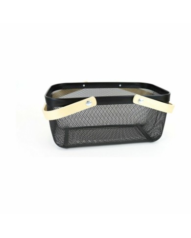 Cestino Multiuso Confortime Legno Metallo 40 x 28 x 18 cm (6 Unità)