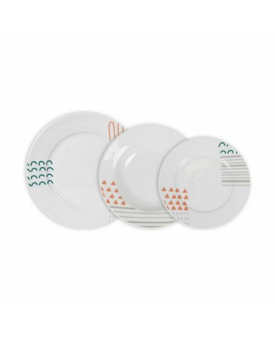 Set di Stoviglie La Mediterránea Veronique Rotonda 12 Pezzi (2 Unità)