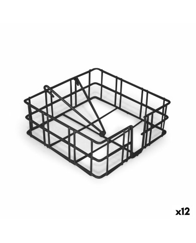 Portatovagliolo Confortime Metallo 18 x 18 x 6,5 cm (12 Unità)