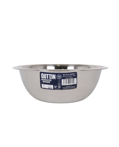 Ciotola Quttin Quttin Acciaio inossidabile 3,5 L Ø 28,4 x 9,7 cm Miscelatore (12 Unità) Ciotola Quttin Quttin Acciaio inossidabile 3,5 L Ø 28,4 x 9,7 cm Miscelatore (12 Unità)