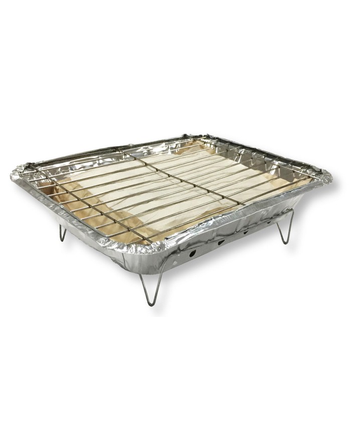 Barbecue Usa e Getta Algon istantanea 24 x 31 x 6 cm (12 Unità)