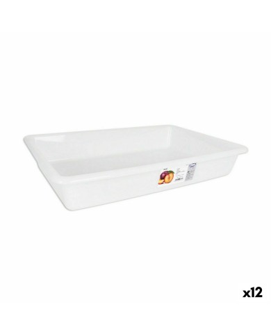Set di vassoi organizzatori Dem Bob Bianco 8,6 L 50 x 34 x 8 cm (12 Unità) Set di vassoi organizzatori Dem Bob Bianco 8,6 L 50 x 34 x 8 cm (12 Unità)