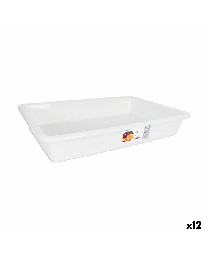 Set di vassoi organizzatori Dem Bob Bianco 8,6 L 50 x 34 x 8 cm (12 Unità) Set di vassoi organizzatori Dem Bob Bianco 8,6 L 50 x 34 x 8 cm (12 Unità)