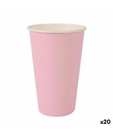 Set di Bicchieri Algon Monouso Cartone Rosa 10 Pezzi 330 ml (20 Unità) Set di Bicchieri Algon Monouso Cartone Rosa 10 Pezzi 330 ml (20 Unità)