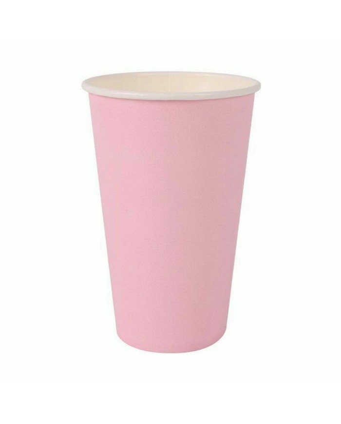 Set di Bicchieri Algon Monouso Cartone Rosa 10 Pezzi 330 ml (20 Unità)