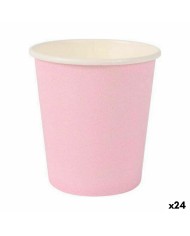 Set di Bicchieri Algon Monouso Cartone Rosa 10 Pezzi 330 ml (20 Unità)
