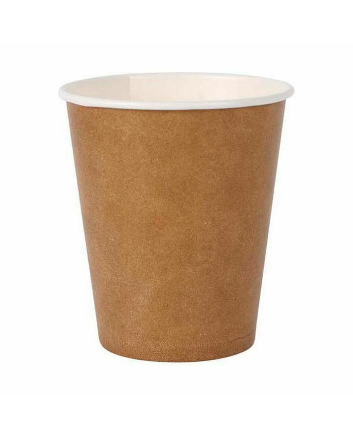 Set di Bicchieri Algon Monouso carta kraft 12 Pezzi 250 ml (20 Unità)