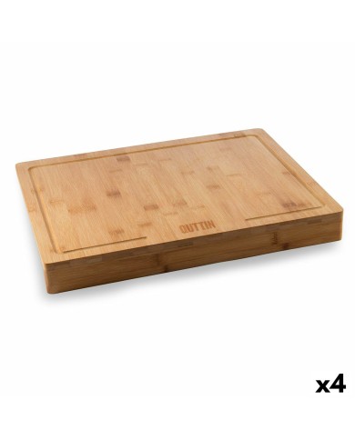 Tagliere Quttin Bambù 45 x 35 x 1,2 cm (4 Unità) Tagliere Quttin Bambù 45 x 35 x 1,2 cm (4 Unità)