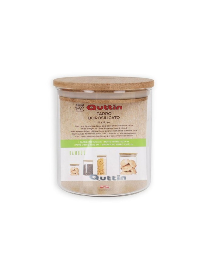 Vaso Quttin Silicone Vetro Borosilicato 700 ml (12 Unità)