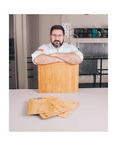 Tagliere Quttin Bambù 45 x 35 x 1,2 cm (4 Unità)