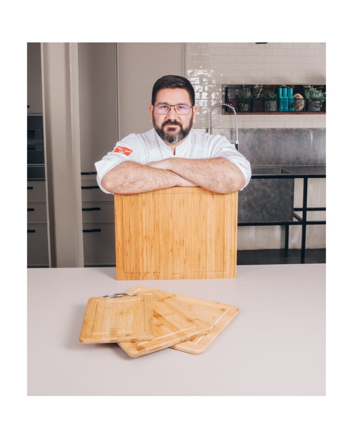 Tagliere Quttin Bambù 45 x 35 x 1,2 cm (4 Unità) Tagliere Quttin Bambù 45 x 35 x 1,2 cm (4 Unità)