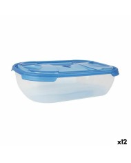 Set di scatole porta pranzo Tontarelli Nuvola 500 ml Azzurro Rettangolare 4 Pezzi (12 Unità) Set di scatole porta pranzo Tontarelli Nuvola 500 ml Azzurro Rettangolare 4 Pezzi (12 Unità)