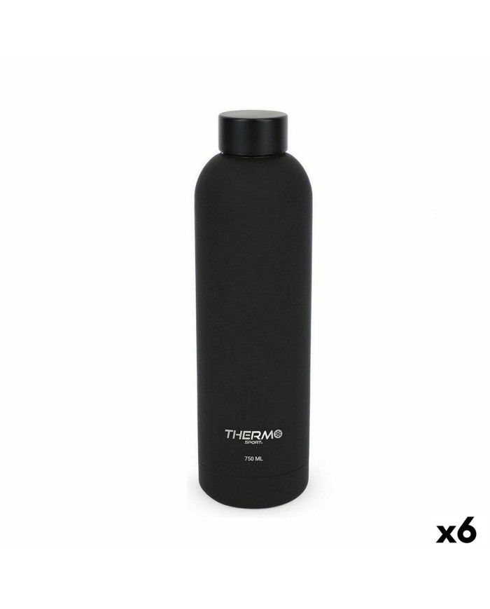 Bottiglia Térmica ThermoSport Soft Touch Nero 750 ml (6 Unità)