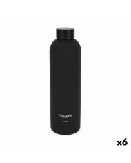 Bottiglia Térmica ThermoSport Soft Touch Nero 1 L (6 Unità)