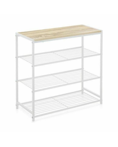 Scaffale Confortime Bianco Legno Metallo 60 x 30 x 63,5 cm (3 Unità) Scaffale Confortime Bianco Legno Metallo 60 x 30 x 63,5 cm (3 Unità)