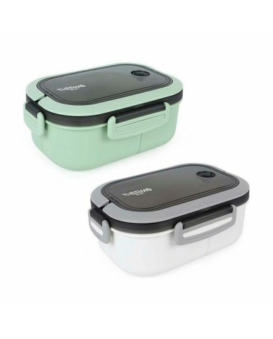 Porta pranzo Ermetico ThermoSport 6 scompartimenti Rettangolare 21 x 15 x 9 cm (6 Unità)