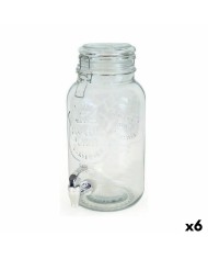 Dispenser di bevande La Mediterránea Rubinetto Vetro 8 L (2 Unità) Dispenser di bevande La Mediterránea Rubinetto Vetro 8 L (2 Unità)