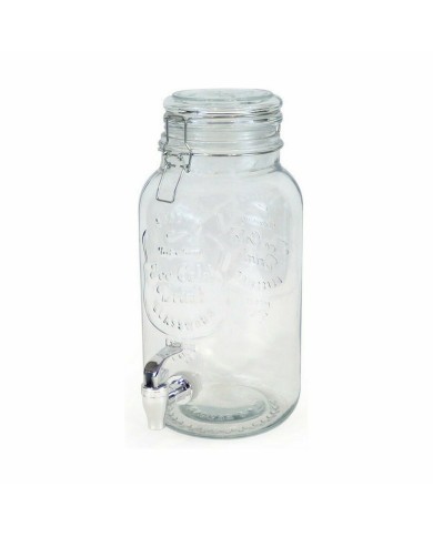 Dispenser di bevande La Mediterránea Rubinetto Vetro 4 L (6 Unità) Dispenser di bevande La Mediterránea Rubinetto Vetro 4 L (6 Unità)