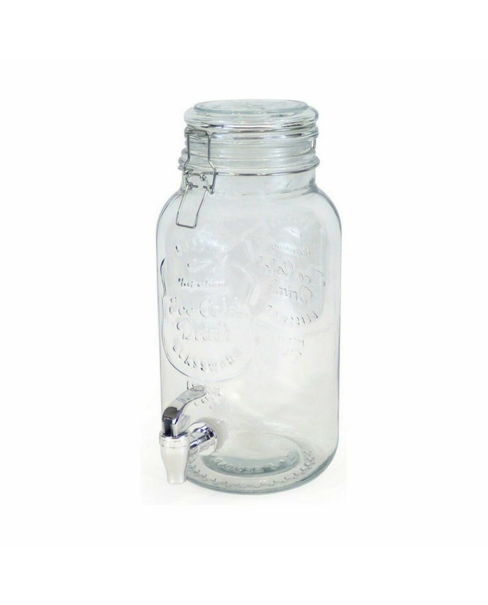 Dispenser di bevande La Mediterránea Rubinetto Vetro 4 L (6 Unità) Dispenser di bevande La Mediterránea Rubinetto Vetro 4 L (6 Unità)