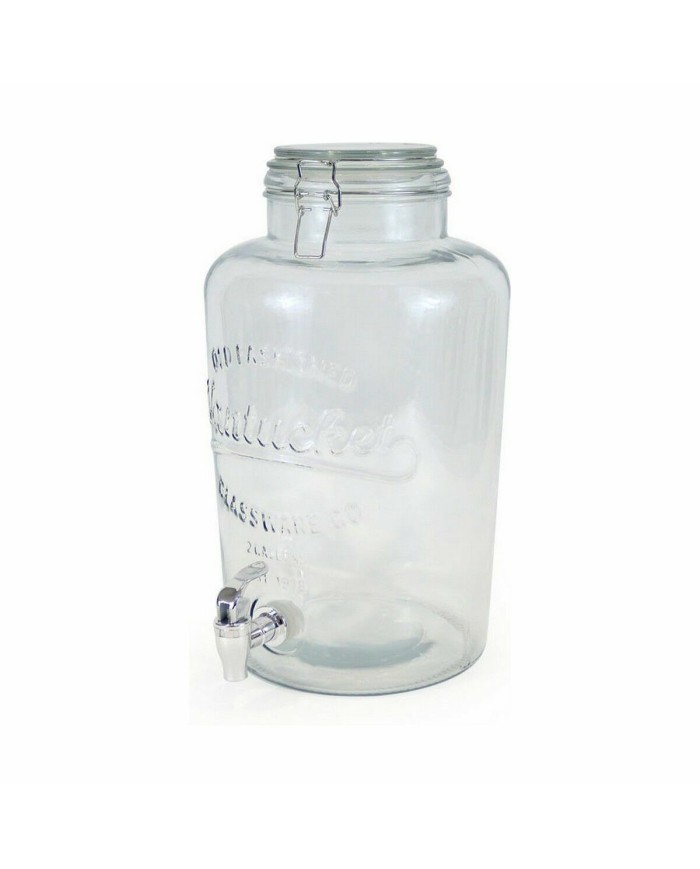 Dispenser di bevande La Mediterránea Rubinetto Vetro 8 L (2 Unità) Dispenser di bevande La Mediterránea Rubinetto Vetro 8 L (2 Unità)