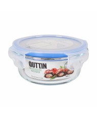 Porta Pranzo Rotondo con Coperchio Quttin Trasparente 400 ml Ø 13,5 x 6 cm (12 Unità) Porta Pranzo Rotondo con Coperchio Quttin Trasparente 400 ml Ø 13,5 x 6 cm (12 Unità)