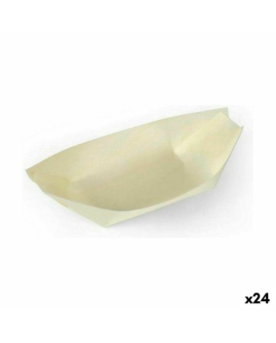 Set di Ciotole Algon Monouso Legno 10 Pezzi 12,5 cm (24 Unità) Set di Ciotole Algon Monouso Legno 10 Pezzi 12,5 cm (24 Unità)