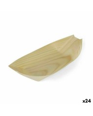 Set di Ciotole Algon Coni Monouso Legno 10 Pezzi 15,5 cm (24 Unità)