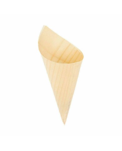 Set di Ciotole Algon Coni Monouso Legno 8 Pezzi 18 cm (24 Unità) Set di Ciotole Algon Coni Monouso Legno 8 Pezzi 18 cm (24 Unità)